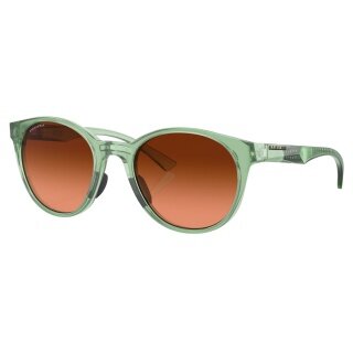 Oakley sunglasses Spindrift (lens colour: Prizm brown gradient) transparent jade green ladies - 1 pair of glasses