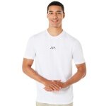 Oakley T-shirt Bark New (Polyester/Cotton Blend) white men's