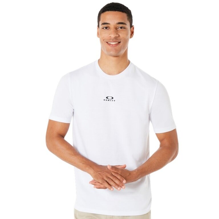 Oakley T-shirt Bark New (Polyester/Cotton Blend) white men's