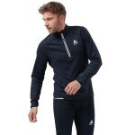 Odlo Long Sleeve Shirt Zeroweight Ceramiwarm with Half Zip (warm, reflective) black Men