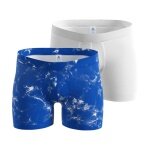 Odlo Underwear Boxer Shorts Active Light Graphic (light, breathable) blue/white men's - pack of 2