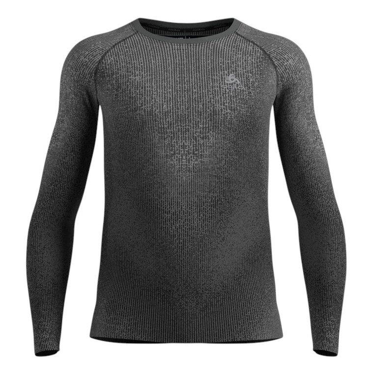 Odlo Long Sleeve Shirt Performance Warm Blackcomb (warm, seamless, quick-drying) underwear black/grey men's