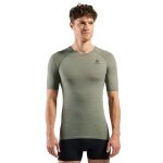 Odlo Performance Wool 140 Functional Underwear Shirt (Merino Mix, Seamless, Quick-Drying) Green Men's