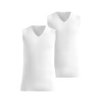 Odlo Active Light Functional Underwear Singlet with Neckline White Men's - Pack of 2