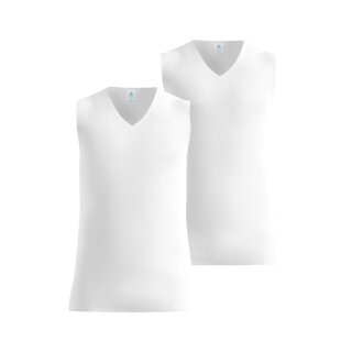 Odlo Active Light Functional Underwear Singlet with Neckline White Men's - Pack of 2