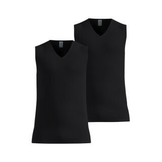 Odlo Active Light Functional Underwear Singlet with Neckline Black Men's - Pack of 2