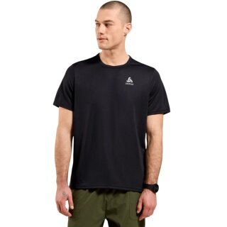 Odlo Hiking/Recreation T-shirt Crew Neck Cardada (100% Polyester) black Men's