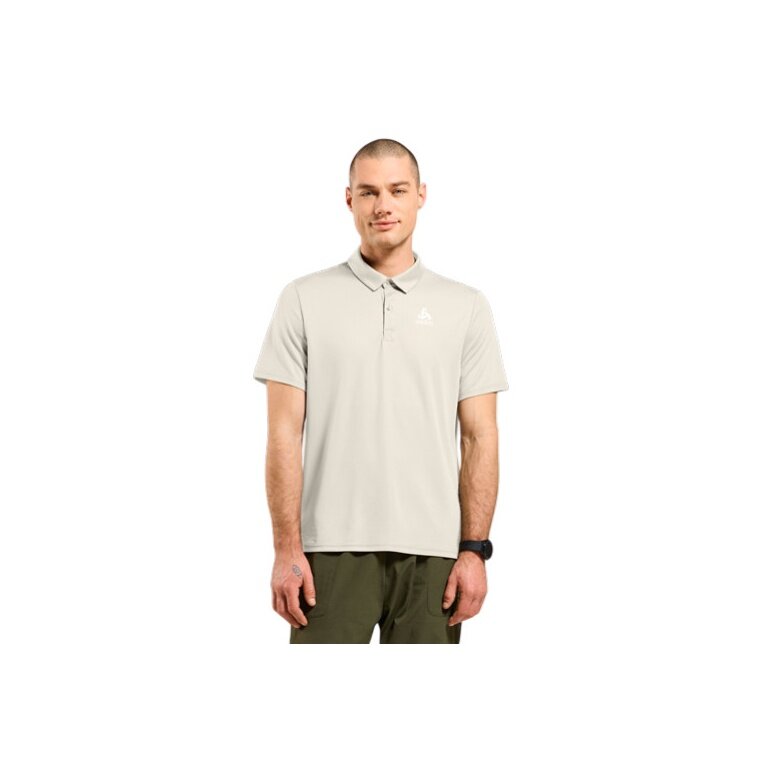 Odlo Hiking/Recreation Polo Cardada 2026 (quick-drying, high wearing comfort) gardenia beige men's