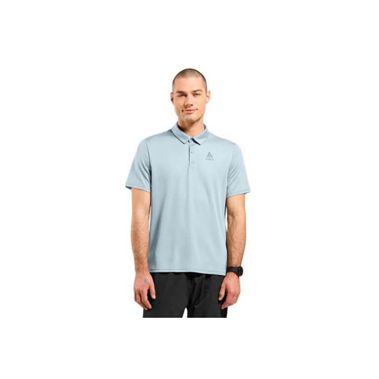 Odlo Hiking/Recreation Polo Cardada 2026 (quick-drying, high wearing comfort) light blue men's