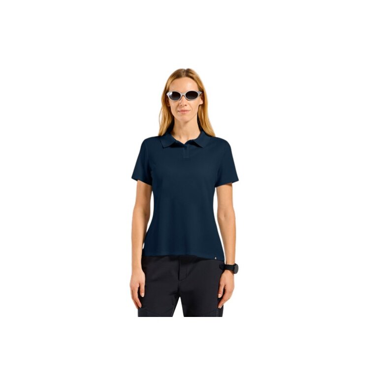 Odlo Hiking/Recreational Polo Cubic Light (light, quick-drying) sapphire blue ladies