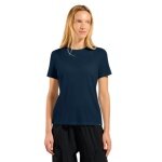 Odlo Hiking/Recreation Shirt Cubic Light (lightweight, quick-drying) sapphire blue ladies