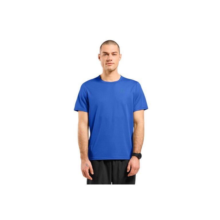 Odlo Hiking/Recreation T-shirt Crew Neck Cardada (100% Polyester) dazzling blue Men's