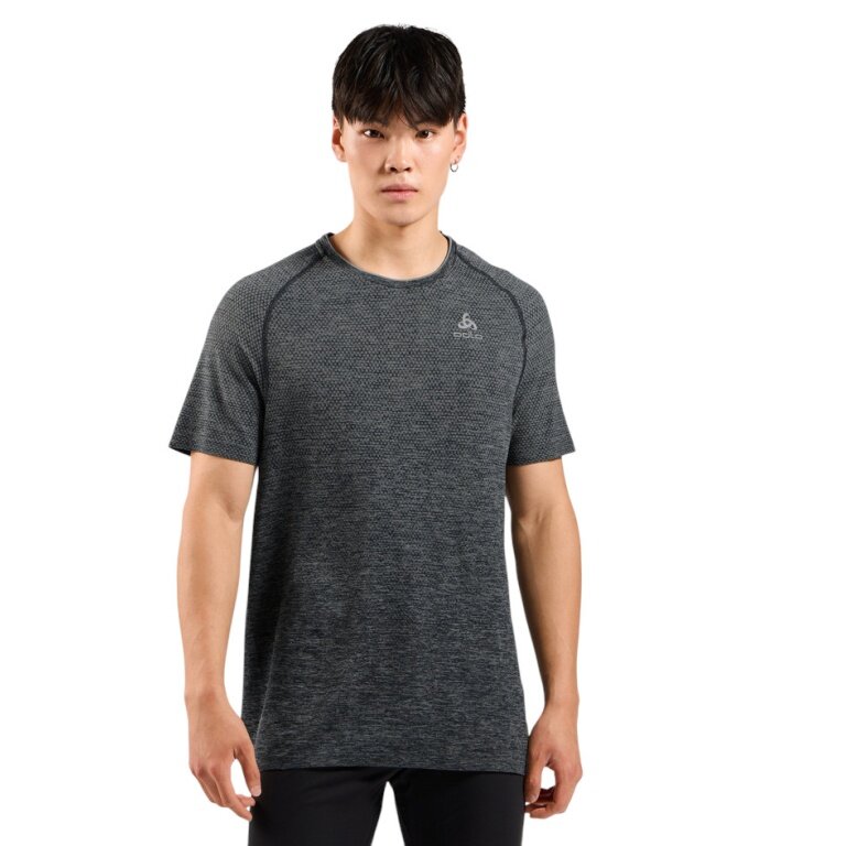 Odlo Sport Leisure T-shirt Essential Seamless (light, moisture-regulating) grey melange men's