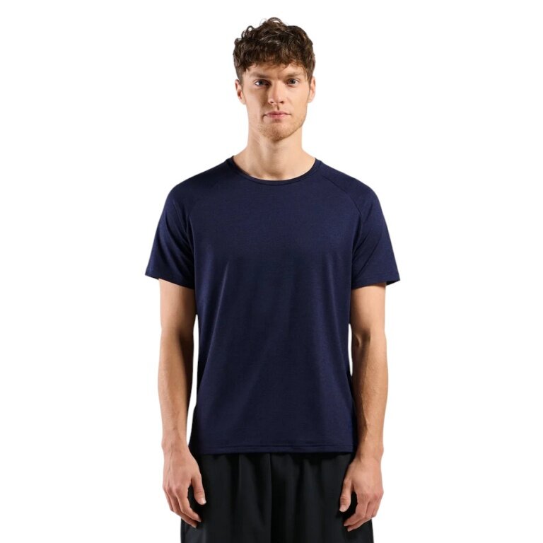Odlo Sport Leisure T-shirt Essential 365 (lightweight, moisture-regulating) navy blue men's