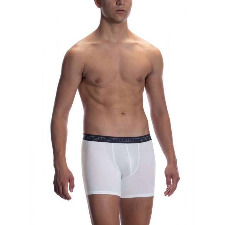 Olaf Benz Underwear Boxershorts RED2059 (Moisture Transport, High Wearing Comfort) white Men's