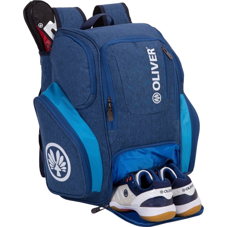 OLIVER XL Backpack (main compartment, racket compartment, shoe compartment) blue