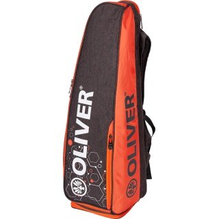 OLIVER Backpack Racket Bag Long (Main Compartment, Racket Compartment) grey/orange