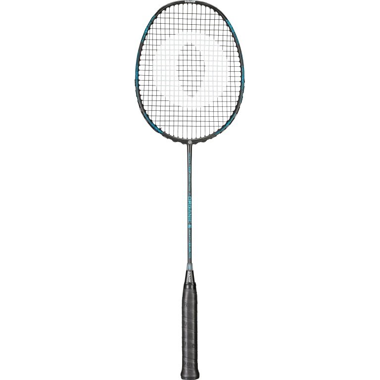 OLIVER Badminton Racket Organic 6 (89g/balanced/medium) black/blue - strung -