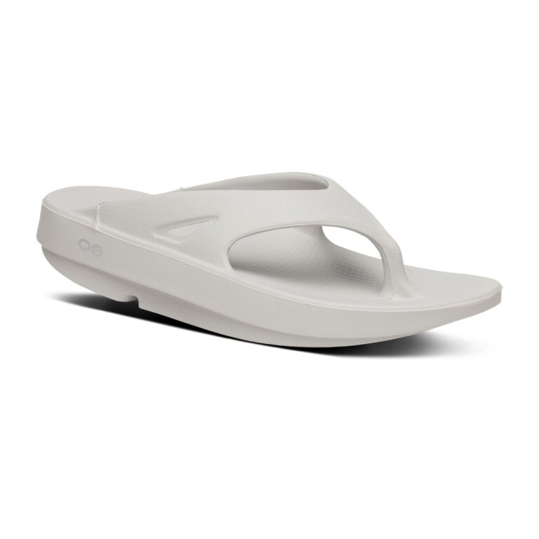 Oofos Toe Sandal Ooriginal Recovery - light grey - 1 pair