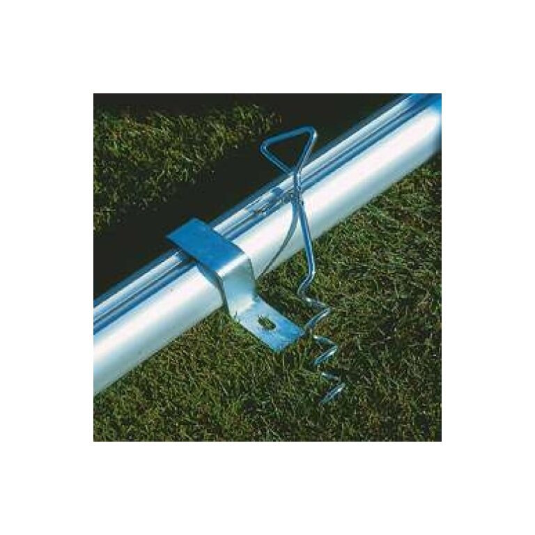 Powershot attachment for portable goals (on natural grass)