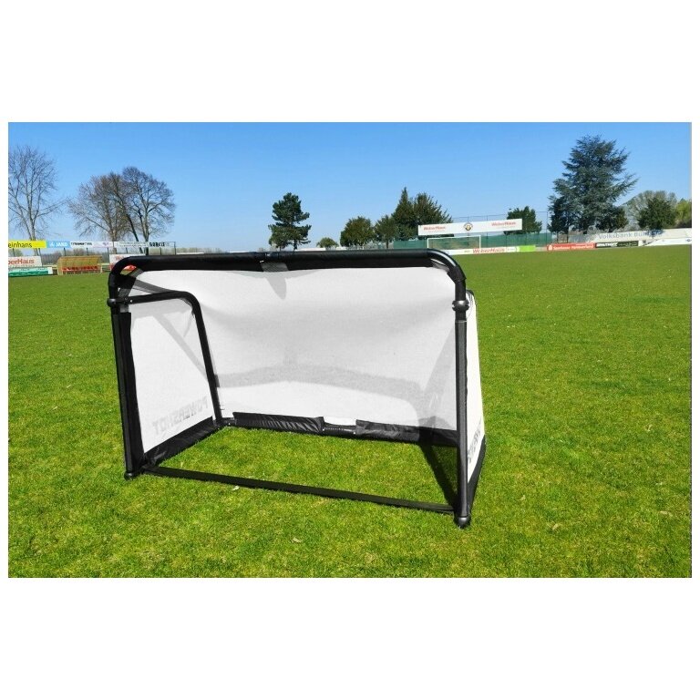 Powershot Mini Football Goal, foldable, made of aluminium (weatherproof) 1.5m x 1m - white -