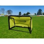 Powershot Mini Football Goal Foldable from Aluminium (Weatherproof) 1.5m x 1m - Yellow -
