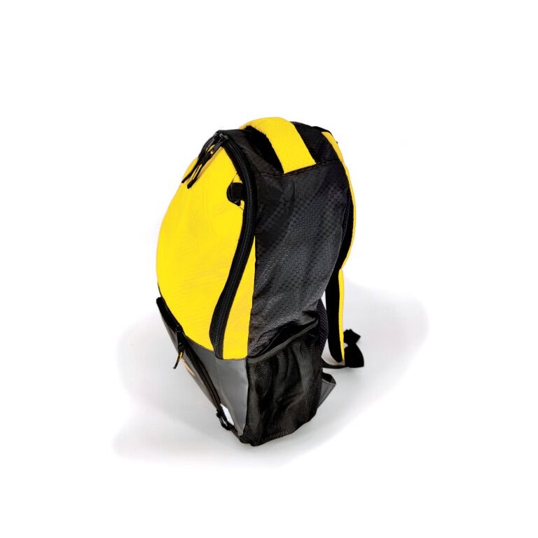 Powershot Backpack Pelota (made from recycled polyester) 48x32x16cm -25 liters- black/yellow