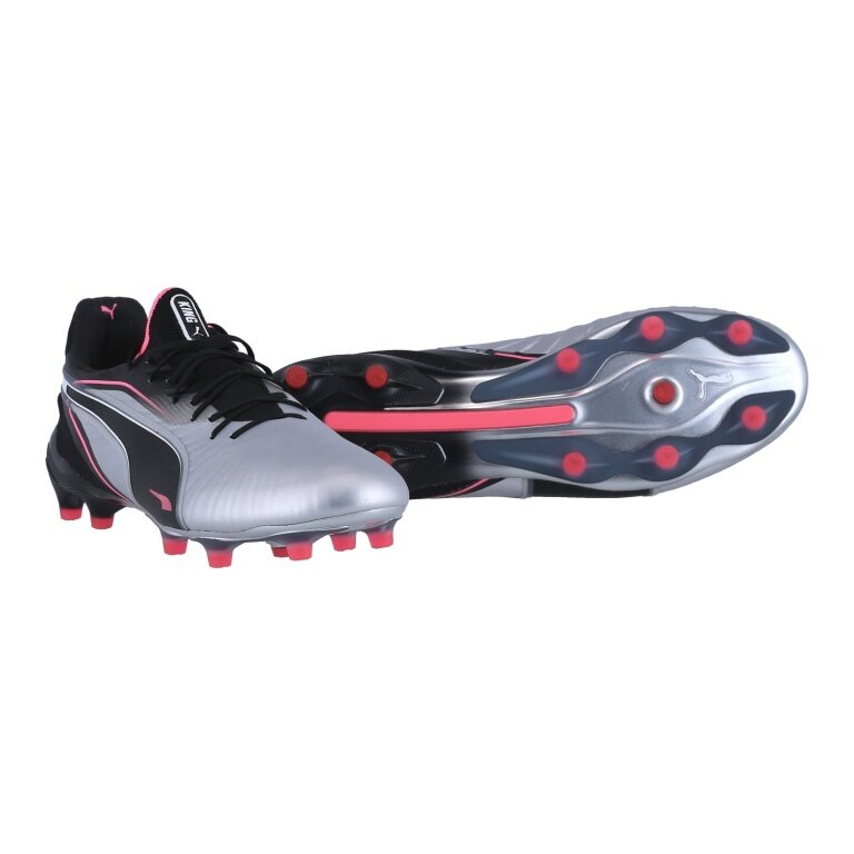 Puma Football Boots King Ultimate FG/AG (for firm ground/artificial surfaces) 2025 silver/black men's