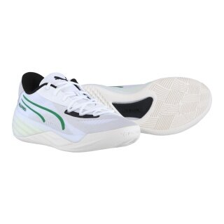 Puma Indoor Court Shoes All-Pro Nitro white/grey men's