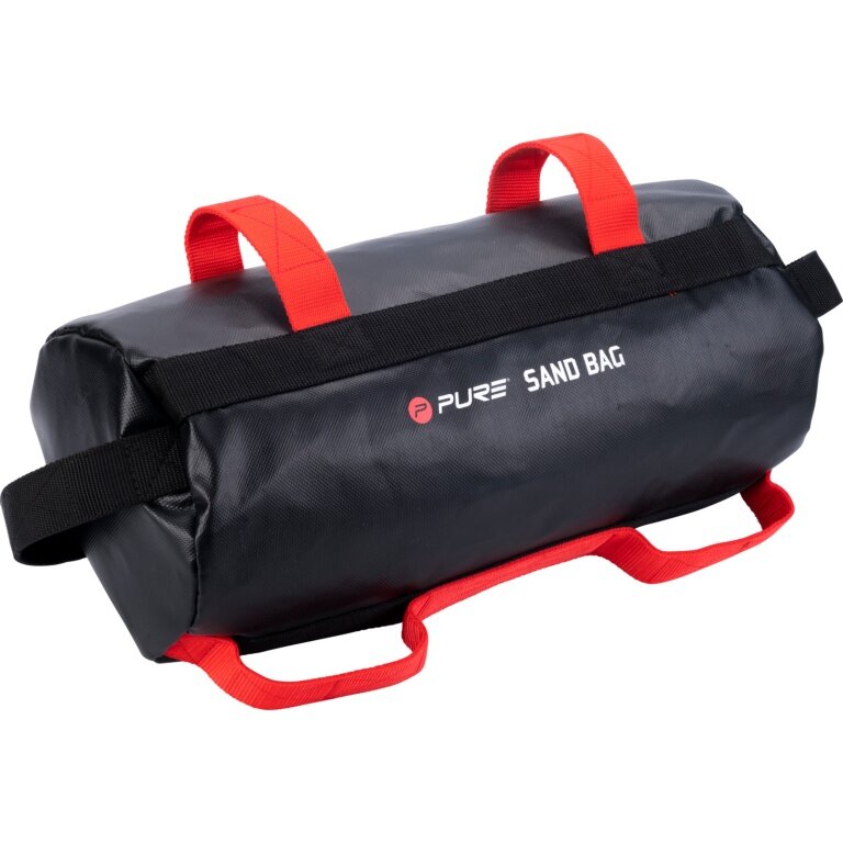 Pure2Improve Fitness Training Bag black (fillable with up to 4 sandbags) 4 x 5.0kg - 1 set -