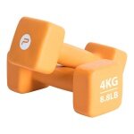 Pure2Improve Fitness Dumbbells Neoprene orange Set 2x4.0kg