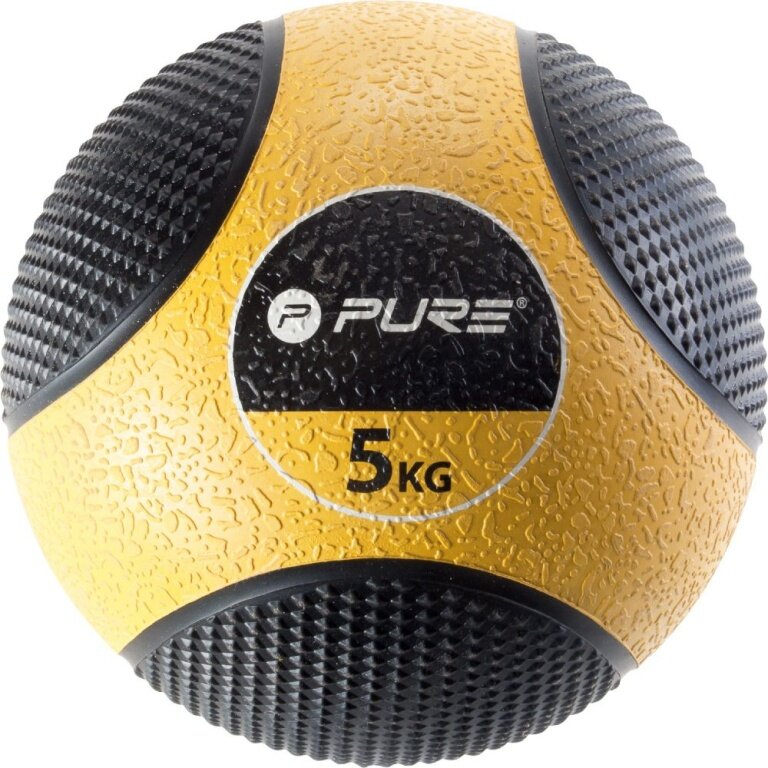 Pure2Improve Medicine Ball 5kg black/yellow