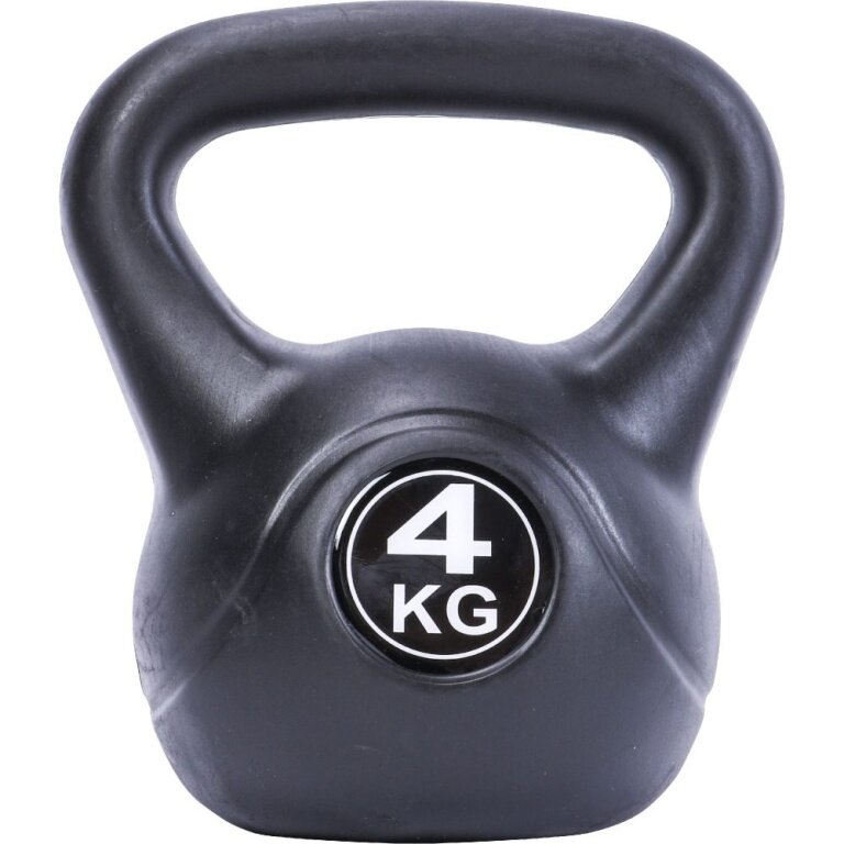 Pure2Improve Fitness Kettlebell Black 4.0kg - 1 Piece -