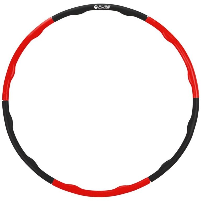 Pure2Improve Gymnastics Hoop Hula-Hoop (foldable) - black/red