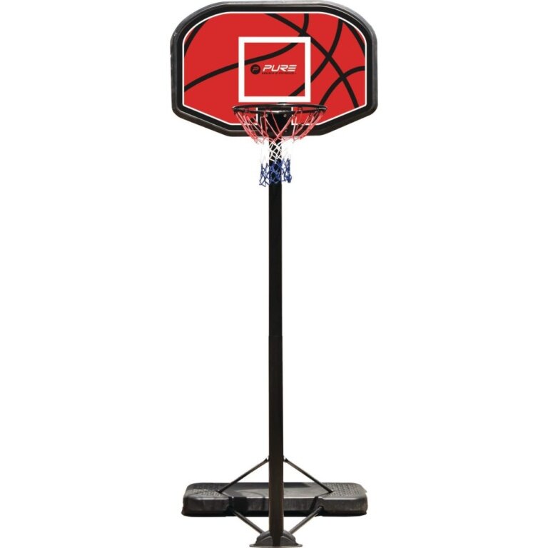 Pure2Improve Basketball Stand Standard Mobile Height Adjustable