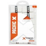 Pacific Overgrip xTack Dry 0.55mm white 12-pack clip bag