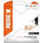 Pacific Tennis String Poly Force (Durability+Control) black 12m Set