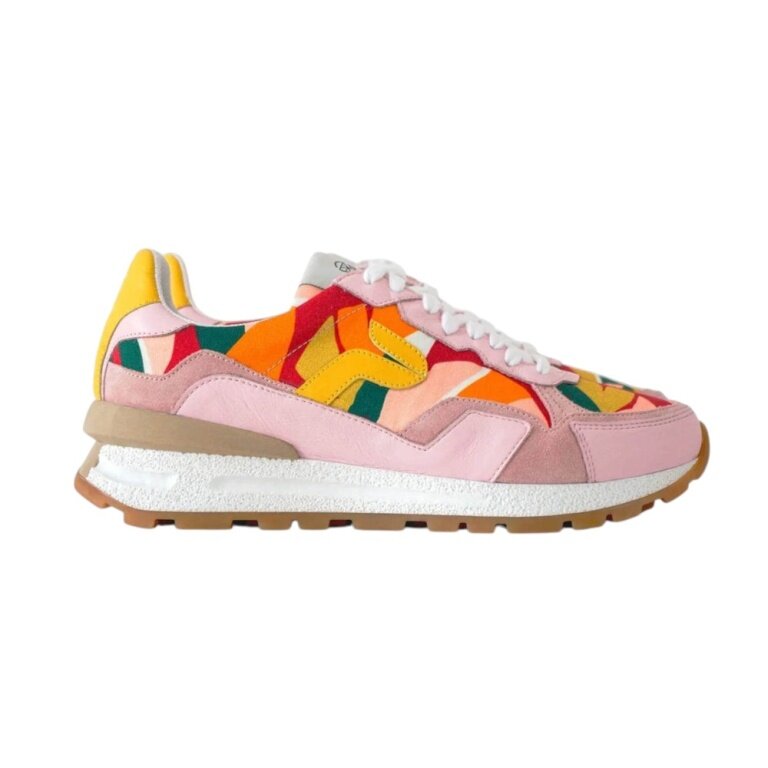 Panafrica Sneaker Akanda Leaves pink/multicoloured Ladies