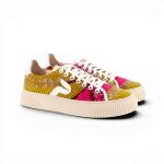 Panafrica Sneaker Bini Mexico yellow/purple ladies