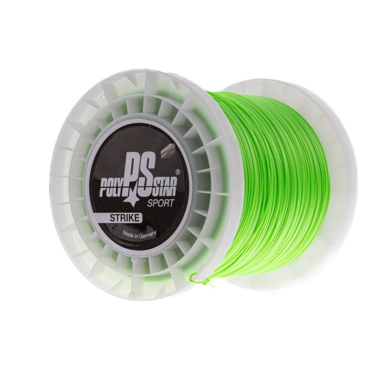Polystar Tennis String Strike (Durability + Power) green 400 metre roll