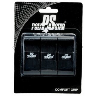 Polystar Overgrip Comfort Grip 0.5mm black - pack of 3
