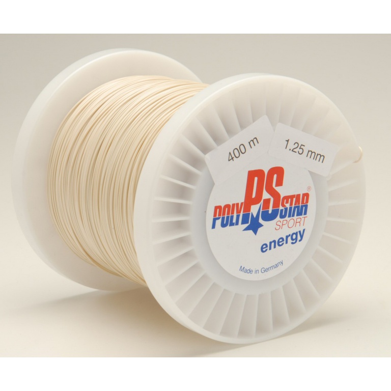 Polystar Tennis String Energy (Durability+Power) natural 400m roll