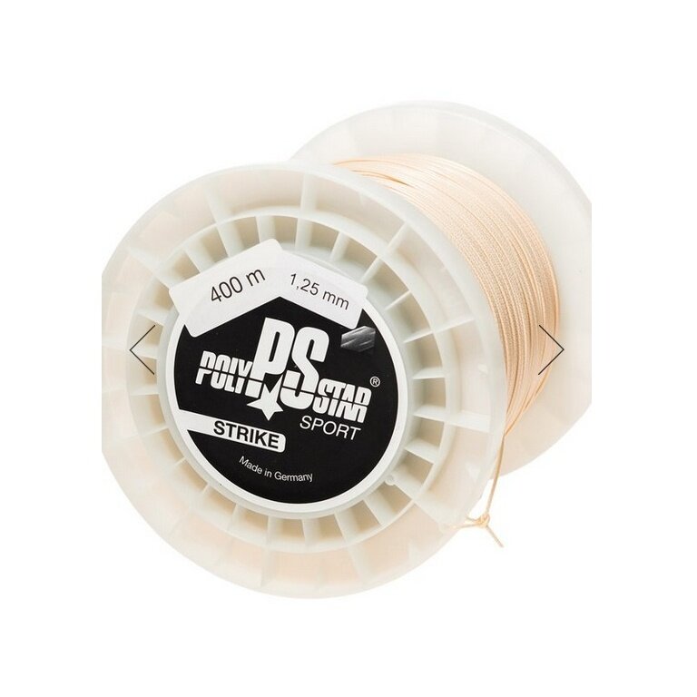 Polystar Tennis String Strike (Durability + Power) natural 400 metre reel