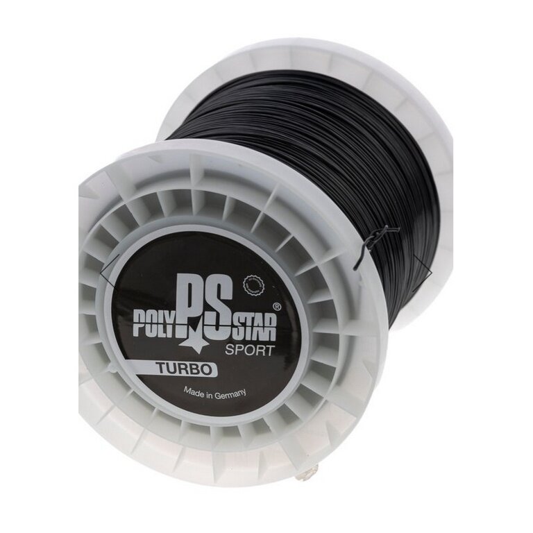Polystar Tennis String Turbo (Durability + Power) black 400m reel