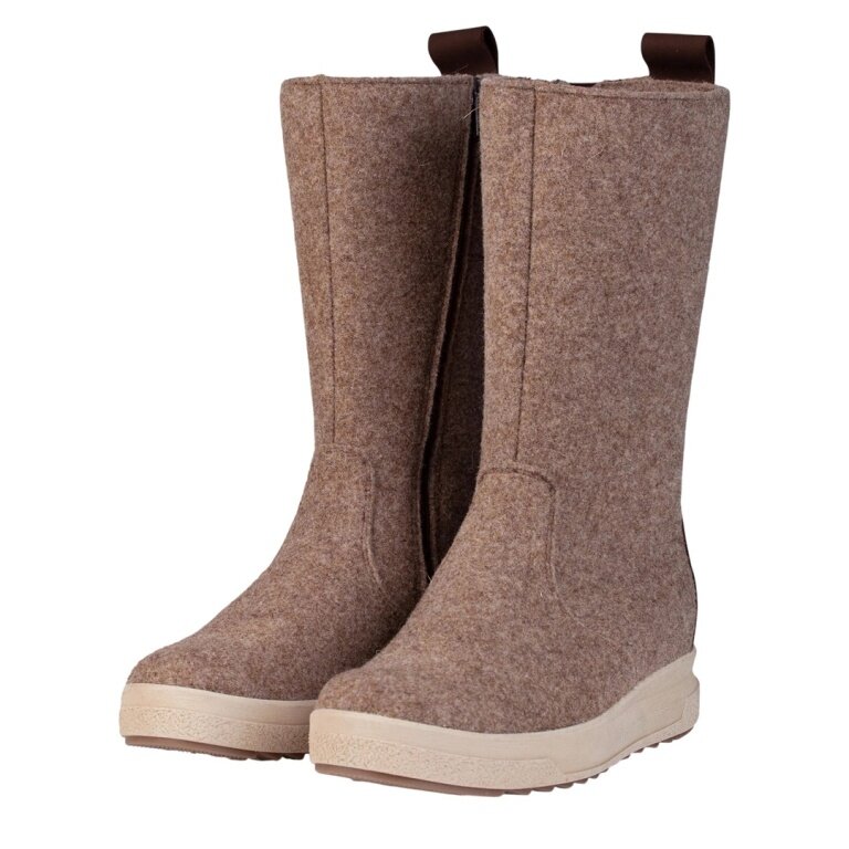 Pomar Winter Boots Tunturi GTX (Felt Boots, Waterproof, Extremely Warm) Sand Brown Ladies