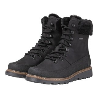 Pomar Winter Boots PÄIVI GTX (Nubuck leather, waterproof, extremely warm, lined with lambswool) black ladies