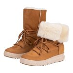 Pomar Winter Boots Lappi GTX (Nubuck Leather, Sheepskin) Light Brown Ladies