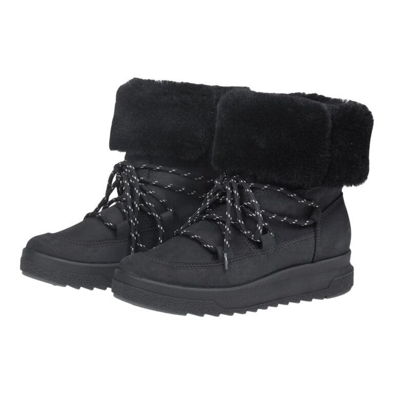 Pomar Winter Boots Lappi GTX (Nubuck Leather, Lambskin) black Ladies