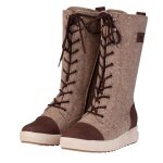Pomar Winter Boots JÄÄTIKKÖ GTX (Felt Boots, Waterproof, Wide, Extremely Warm) Sand Brown Ladies
