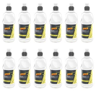 PowerBar Aqua Plus - Sports Drink with Magnesium - Lemon 12x500ml Carton